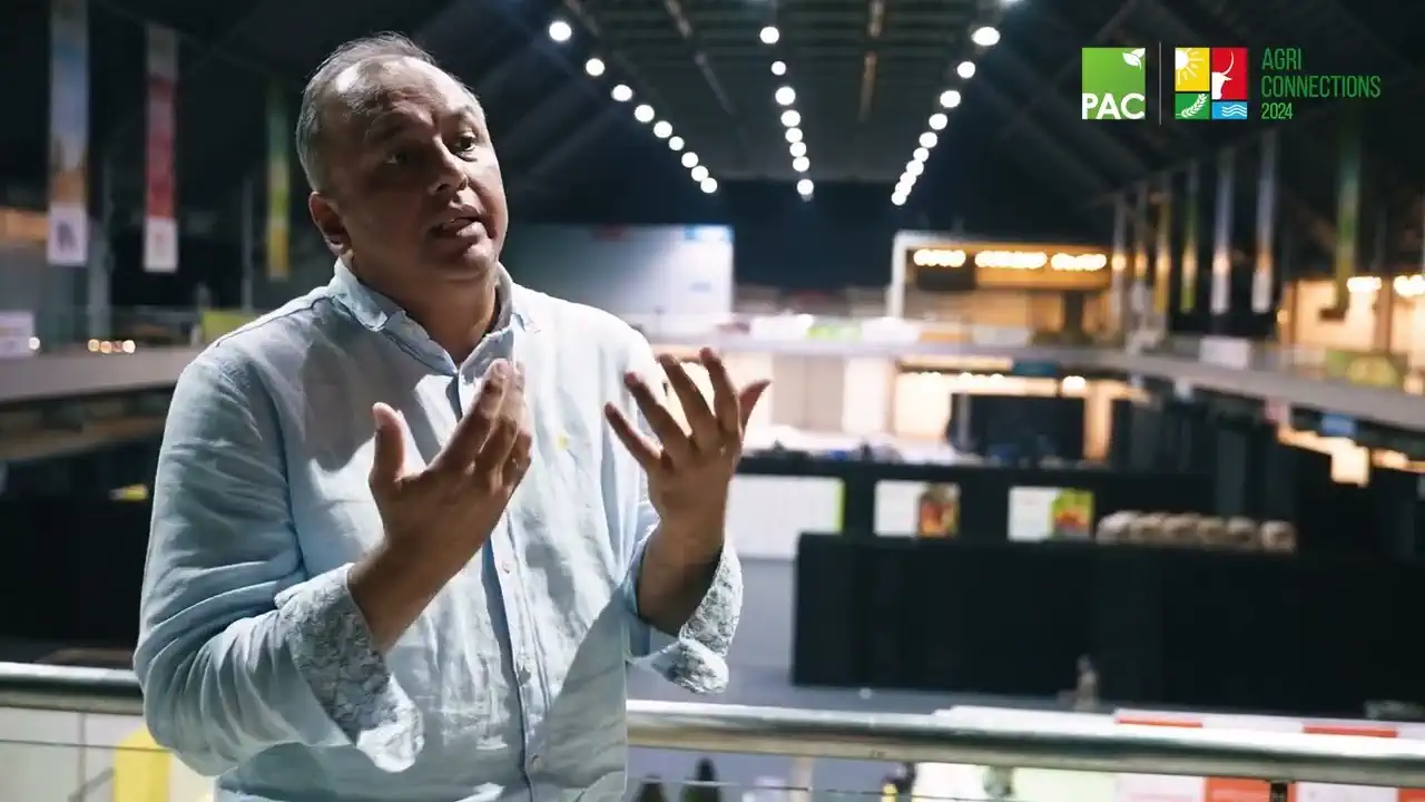 Mr. Kazim Saeed, CEO of Pakistan Agriculture Coalition, sharing insights on agriculture innovations and sustainable farming practices.